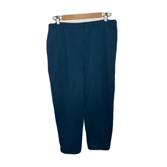 Crossbow Sweatpants with Stretchy Waistband & Drawstring - Teal Women’s Sz Large - Picture 2 of 3